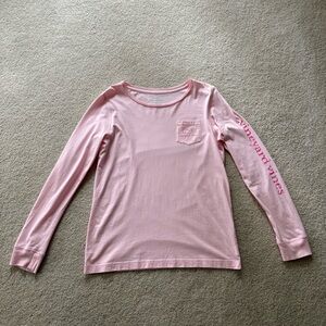 Vineyard Vines Pink Long Sleeve Shirt